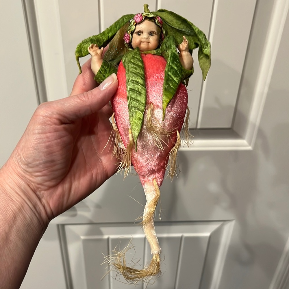 RARE Mark Roberts Cabbage Patch Baby Radish Fairy